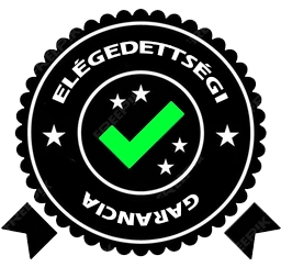 Elégedettségi garancia jelvény